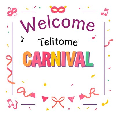 Plakat powitalny: Karnawał