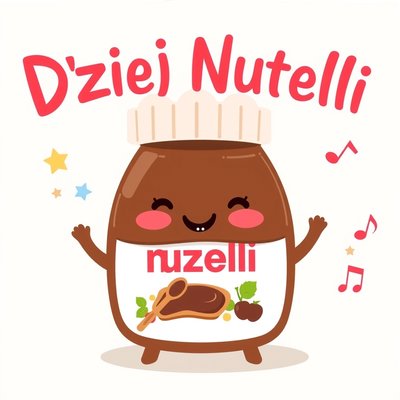 Plakat powitalny „Dzień Nutelli”