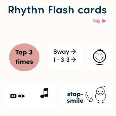 Karty rytmiczne: Taniec łyżeczek