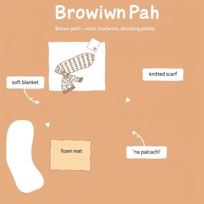 Plan ścieżki sensorycznej 'Brązowa droga'