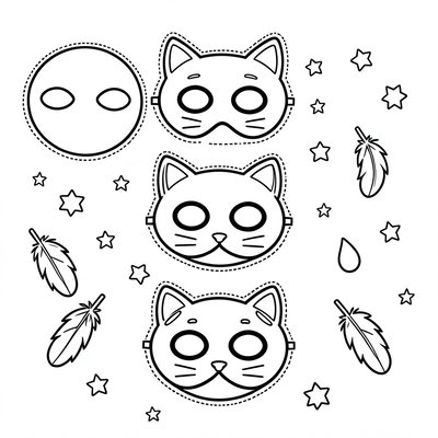 Szablony masek do druku