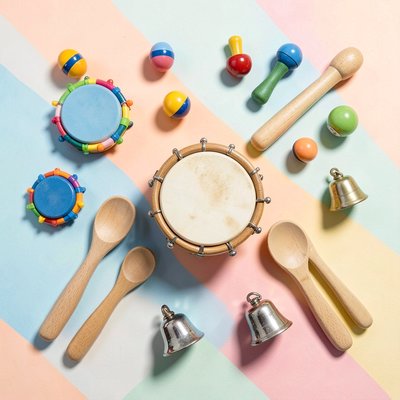 Zestaw instrumentów perkusyjnych — zdjęcie