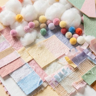 Kolaż sensoryczny — przykład