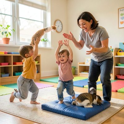 Krótka aktywność ruchowa — Koci tor