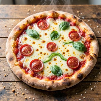 Zdjęcie prawdziwej pizzy do pokazania