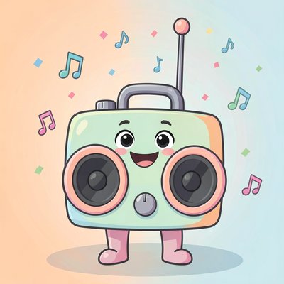 Plakat powitalny — Dzień Radia