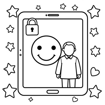 Kolorowanka — papierowy tablet