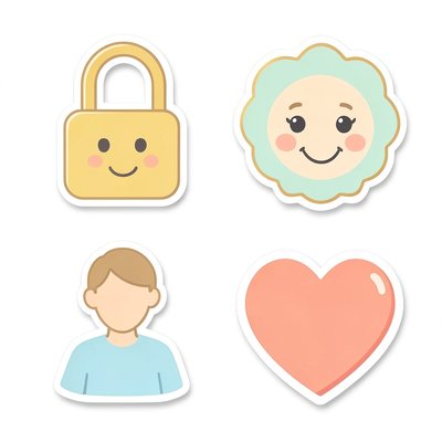 Ikony zaufania — zestaw graficzny