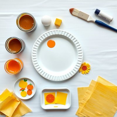 Zdjęcie — Rozłożone materiały na stanowisku