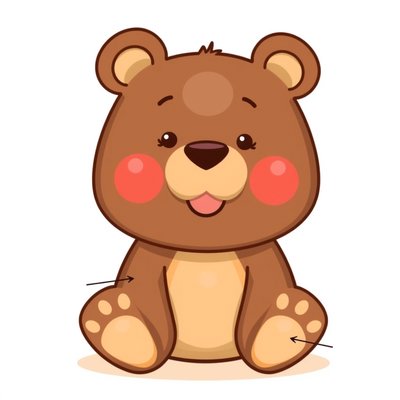 Plakat niedźwiedzia (ilustracja powitalna)