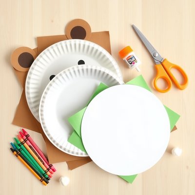 Materiały i narzędzia — flat lay