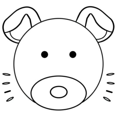 Szablony: talerzyk, uszka, pyszczek