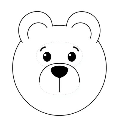 Szablony elementów misia