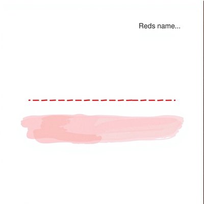 Szablon kartki A4 — miejsce na czerwony pasek