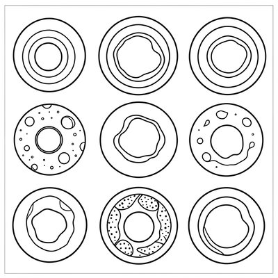 Szablony kraterów — gotowe do wydruku