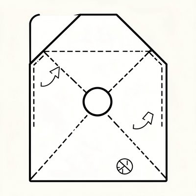 Szablon prostej koperty do wydruku