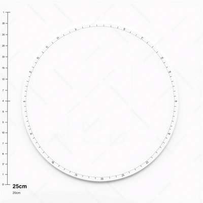 Szablon talerzyka / baza (duże koło)