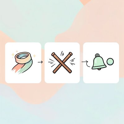 Szablon Orkiestry Pisarza — symbole dźwięków