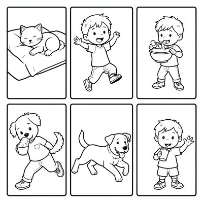 Kolorowanki — co robi (linie)