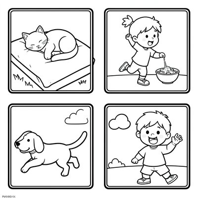 Kolorowanki — co robi (linie)