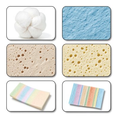 Zestaw tekstur sensorycznych — elementy do druku