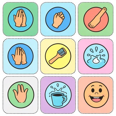 Karty rytmiczne i sygnały ruchowe