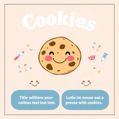 Plakat powitalny — „Ciasteczka”