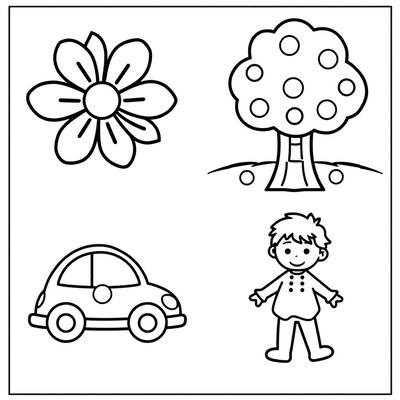 Kolorowanka z miejscami na guziki