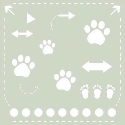 Szablon ścieżki — naklejki/stopki