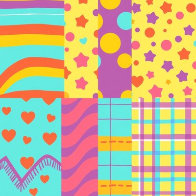 Wzory na kolorowe chusty