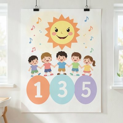 Plakat powitalny i piosenka