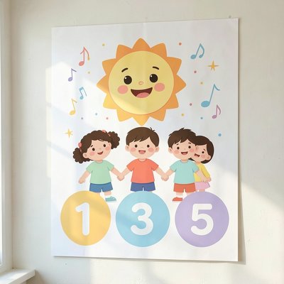 Plakat powitalny i piosenka