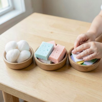 Tace sensoryczne z fakturami