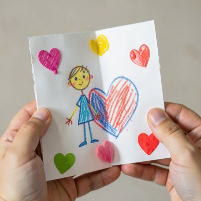 Przykład laurki — gotowa kartka