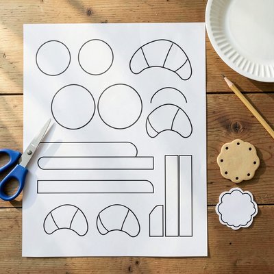 Szablony do wycięcia — kółka i paski