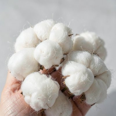 Tekstura puszystej waty - zbliżenie