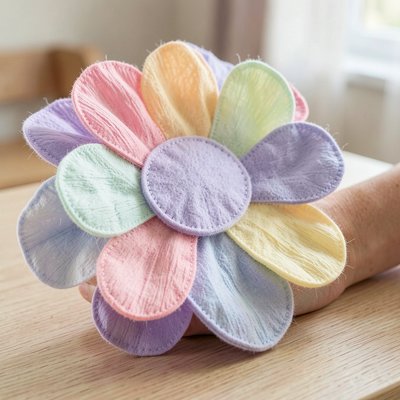 Duży miękki kwiat — rekwizyt powitalny