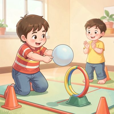 Ilustracja — Rzut do celu