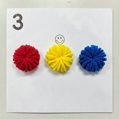 Karta pokazowa: przykładowa praca — 3 plamki