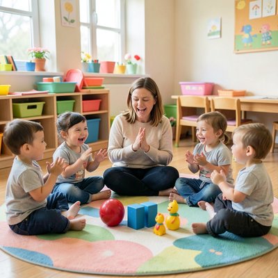 Krąg powitalny i piosenka liczbowo-ruchowa