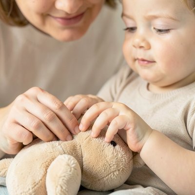 Zakończenie: liczenie paluszków z pluszakiem