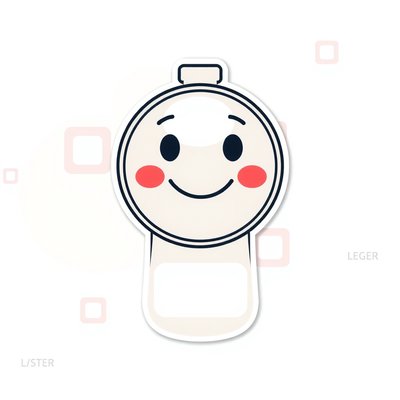 Naklejka/etykieta na lustereczko — Lustereczko