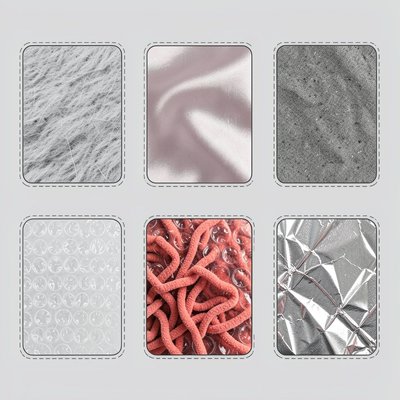 Szablony próbek faktur — karty do wycięcia