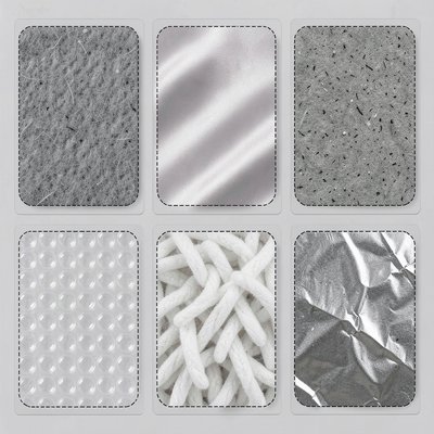 Szablony próbek faktur — karty do wycięcia