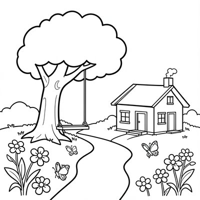 Kolorowanka — miejsce akcji