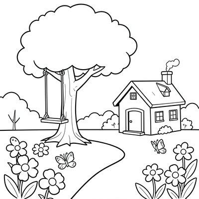 Kolorowanka — miejsce akcji