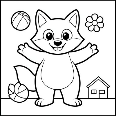 Kolorowanka — postać główna