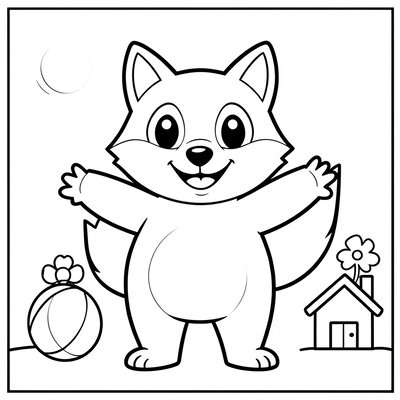 Kolorowanka — postać główna