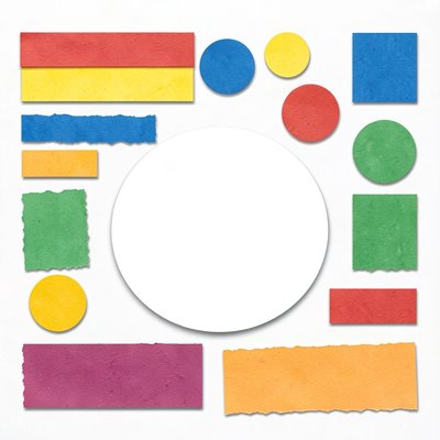 Strona kolażu — przykładowe układy