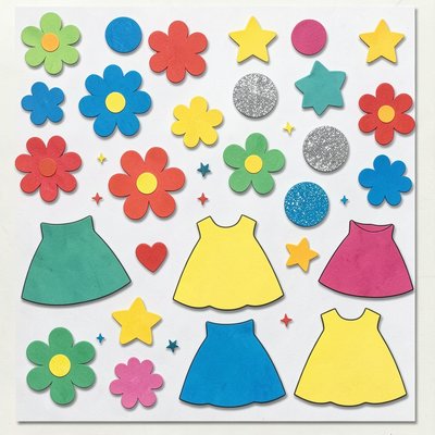 Arkusz dekoracyjny — elementy do wycięcia